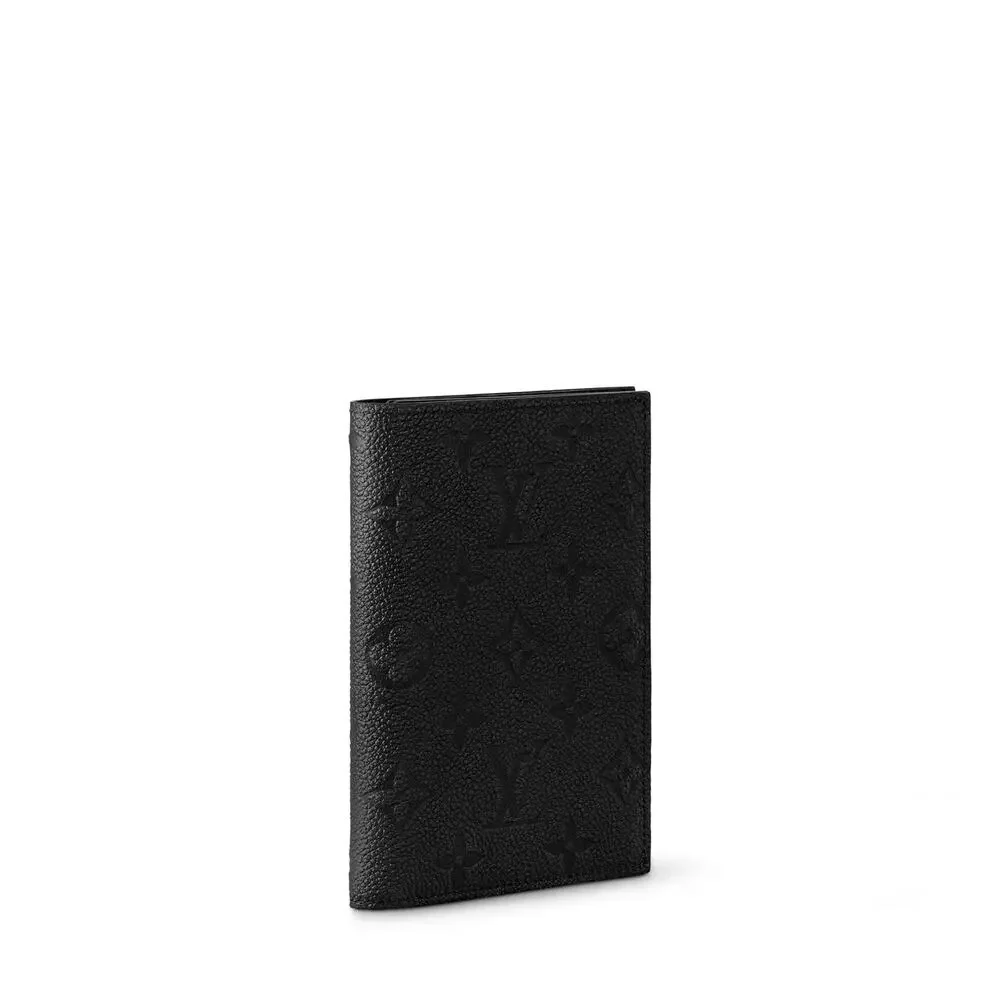 Louis Vuitton Passport Cover Monogram Empreinte Black Leather M63914
